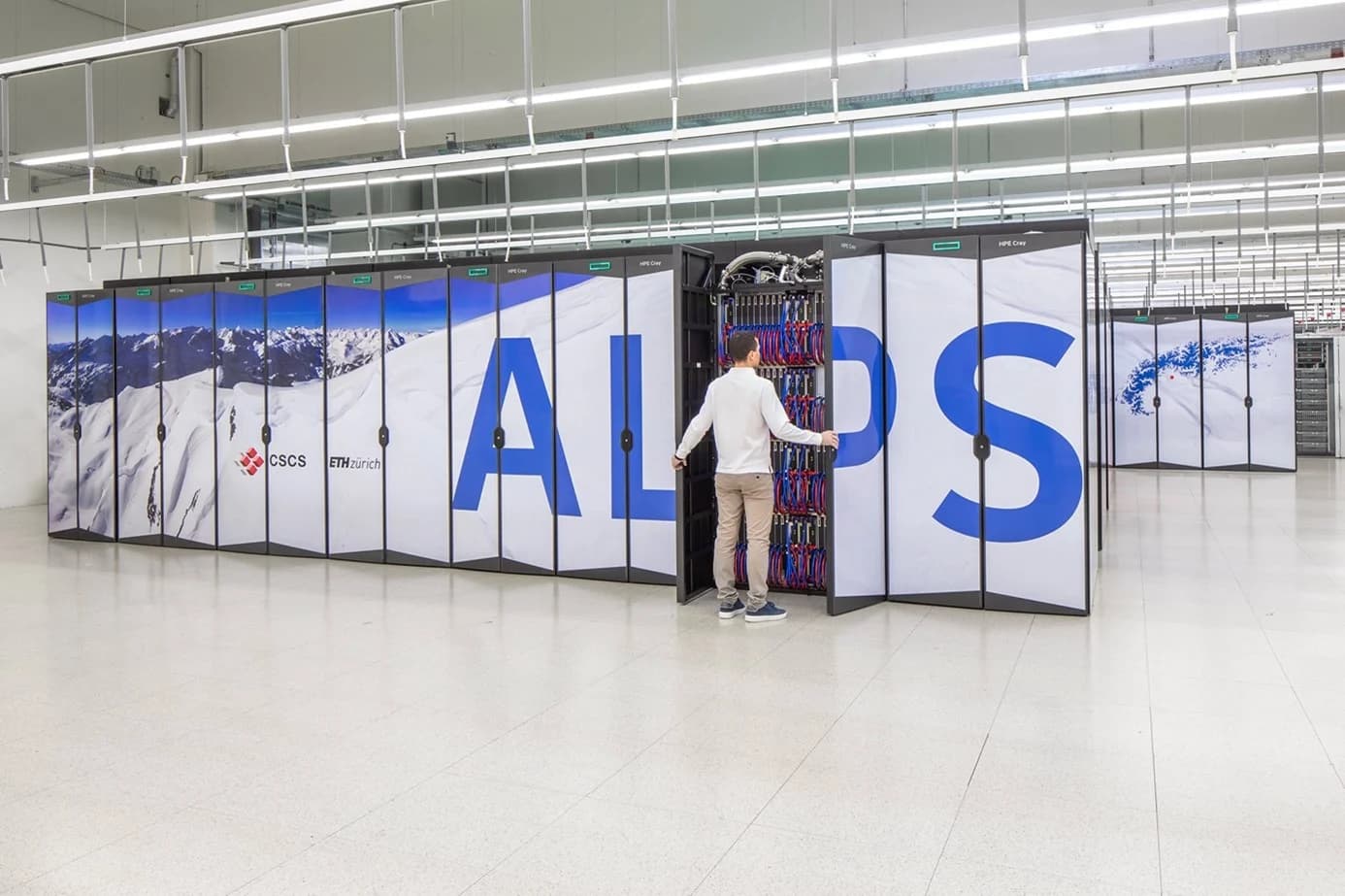 Alps supercomputer in Ticino